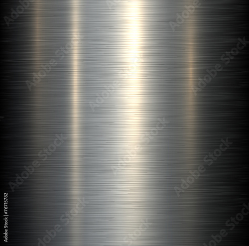 Fotografía Steel metal background brushed metallic texture
