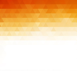 Poster - Abstract orange geometric technology background