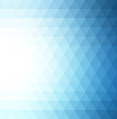 Aufkleber - Abstract blue geometric technology background