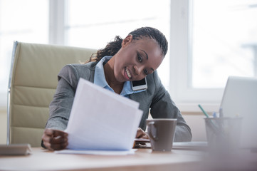 Poster - Businesswoman working