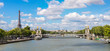 Eiffel Tower and bridge Alexandre III