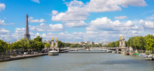 Eiffel Tower And Bridge Alexandre III