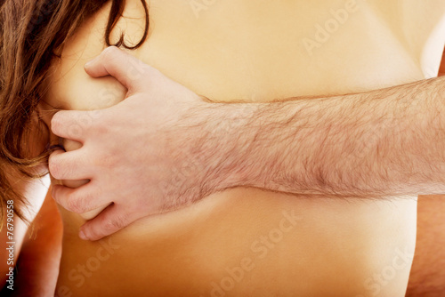 Breast female man touching 3 Reasons