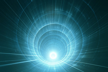 abstract circular science fiction futuristic background