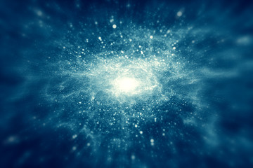 Wall Mural - abstract blurry explosion background