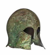 Early Rare Original Antique Vintage Grecian Helmet