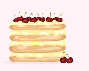 Wall Mural - layer cake