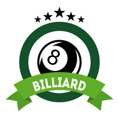 Sticker - billiard tournament