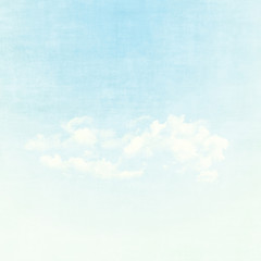 Blue sky and clouds abstract illustration