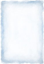 Blue Watercolour Frame Background