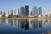 Jumeirah Lake Towers In Dubai, United Arab Emirates