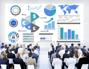 Wall Mural - Finance Financial Business Economy Exchange Accounting Concept