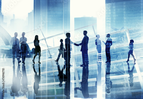 Fotografia Business People Discussion Communication Cityscape Concept