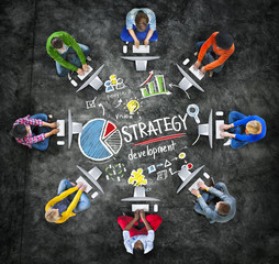 Strategy Development Goal Marketing Vision Planning Concept