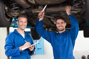 Poster - Team of mechanics working together