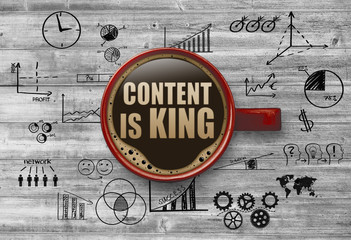 Poster - Content is king