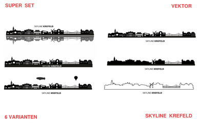 Wall Mural - Skyline Krefeld