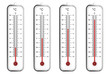 Indoor thermometers in Celsius scale