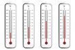 Indoor thermometers in Fahrenheit scale