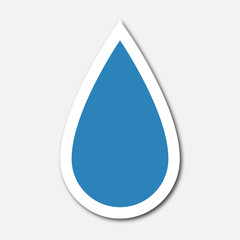 Poster - Logo goutte d'eau.