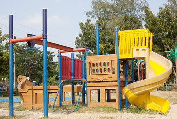 Children's playground at public park