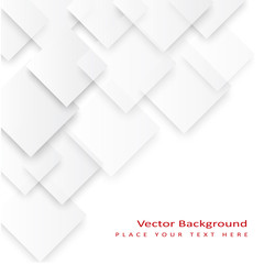 Poster - Abstract vector squares background.