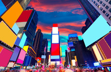 Times Square Manhattan New York Deleted Ads
