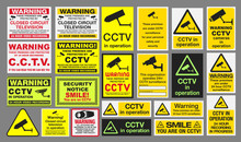 CCTV "Closed Circuit Television" Signs
