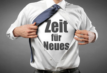 Poster - Zeit für Neues!