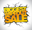 Wipeout sale banner.