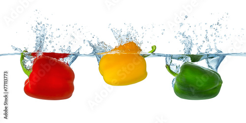Plakat na zamówienie paprika splash