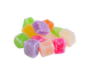 Poster - Jelly candy  with white background