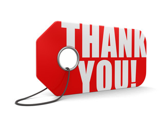Poster - Label Thank You (clipping path included)