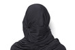 Woman totally covered by a burqa