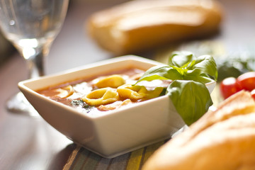 Wall Mural - Tortellini Tomato Soup