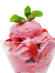 Poster - Strawberry ice cream