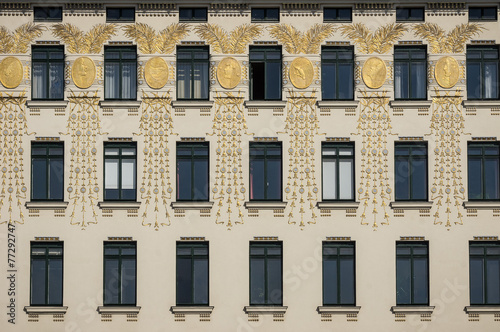 Fotografia, Obraz Art Nouveau buildings in Vienna, Austria