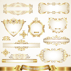 Wall Mural - Decorative design elements set 4