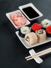 Wall Mural - Sushi set