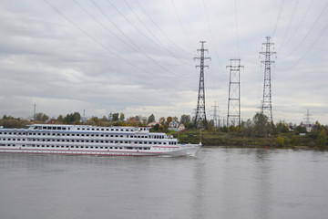 Canvas Print - Passenger river boat.