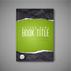Wall Mural - Modern Vector abstract book cover template