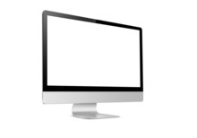 Computer Display Isolated On White