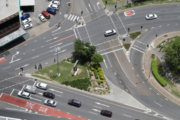 Road Junction in Australia