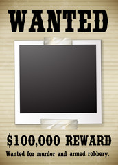 Sticker - A wanted poster