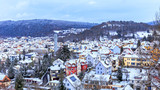 Fototapeta Miasta - Tuttlingen Winter Panorama