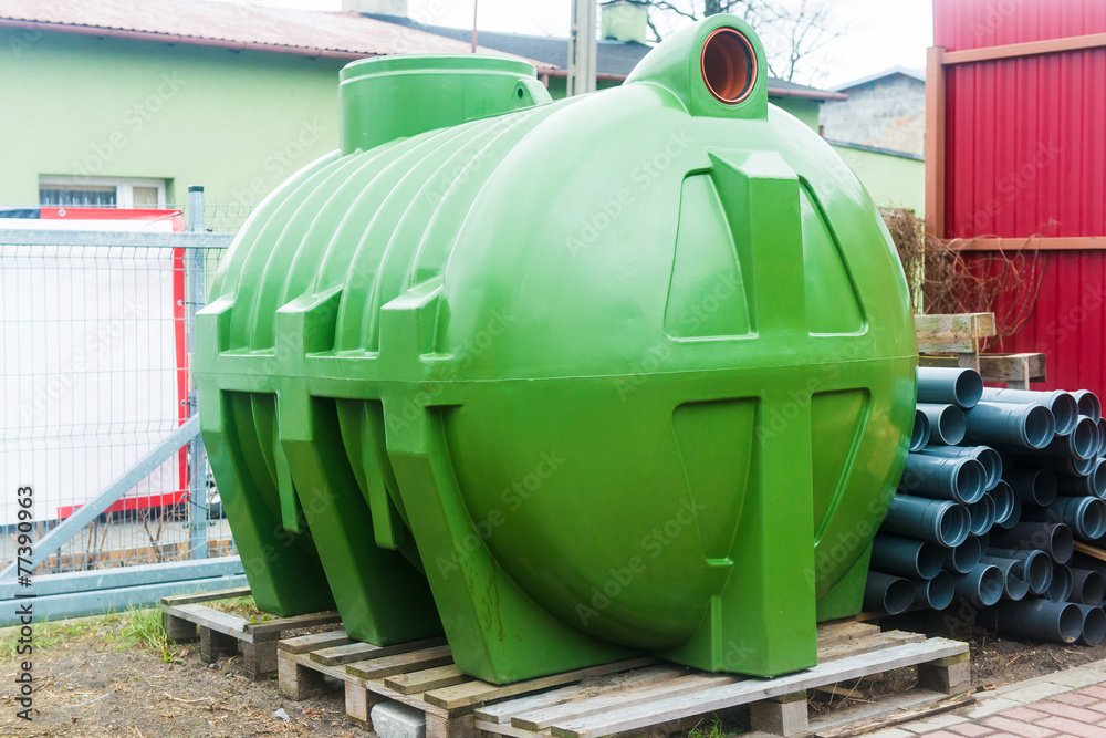 huge septic tank Stock Photo | Adobe Stock