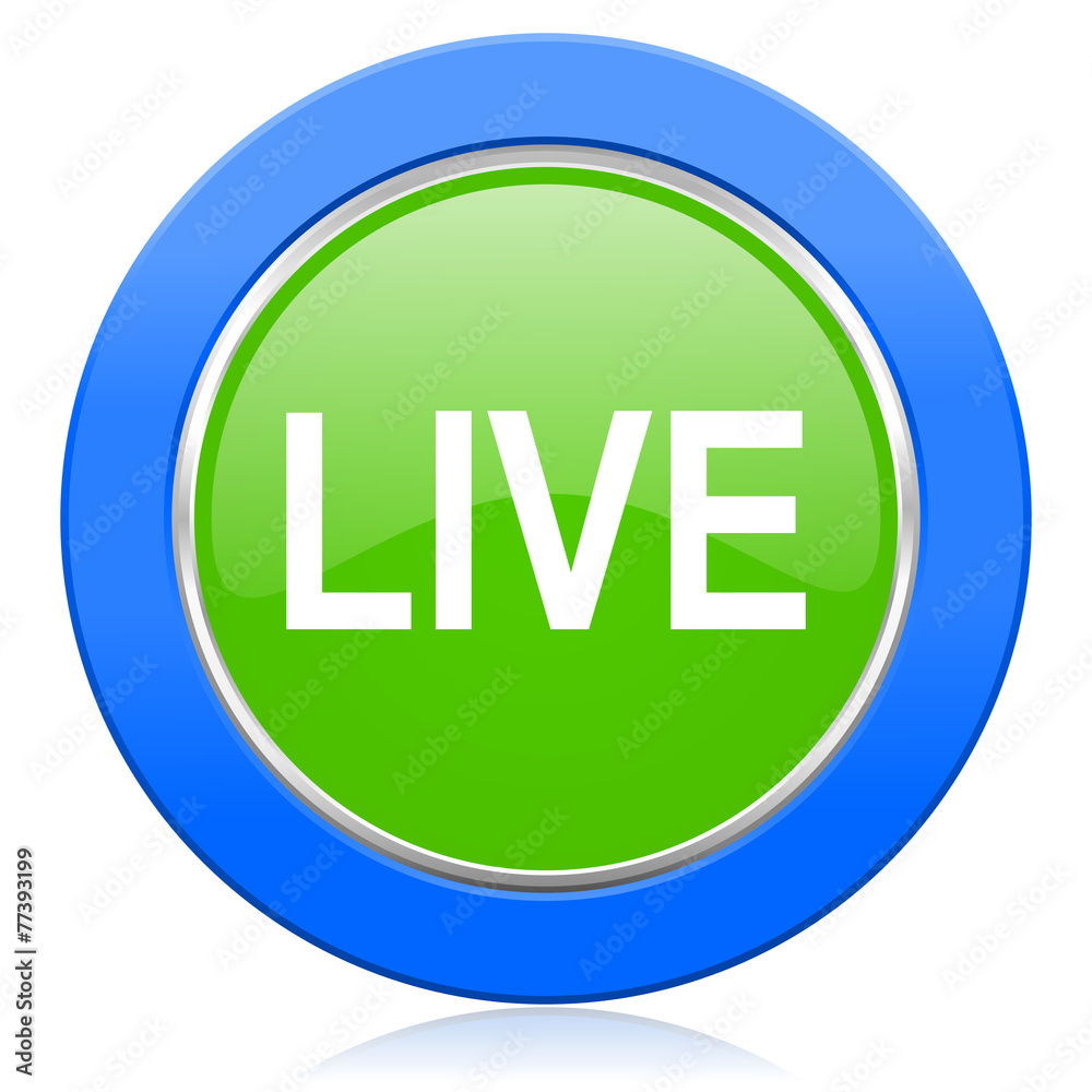 live icon Stock Illustration | Adobe Stock