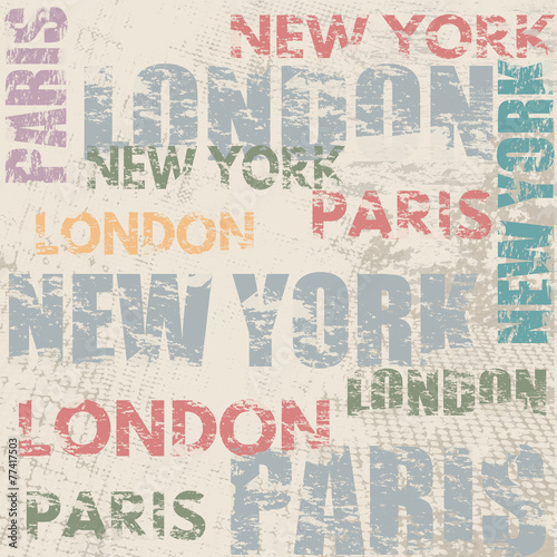 typograficzny-plakat-z-nazwami-miast-londyn-paryz-i-nowy-jork