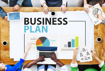 Poster - Business Plan Planning Strategy Meeting Conference Concept