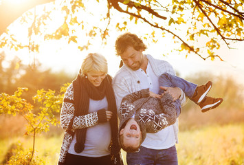 Wall Mural - Happy family